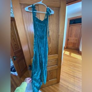 Free People velvet jumpsuit